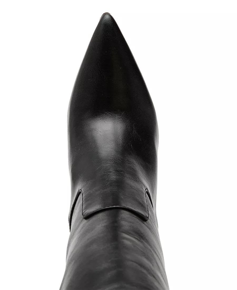 Wild Pair Knee High Boots 6.5M Black Beauty Man‑Made Block Heel NIB msrp$119