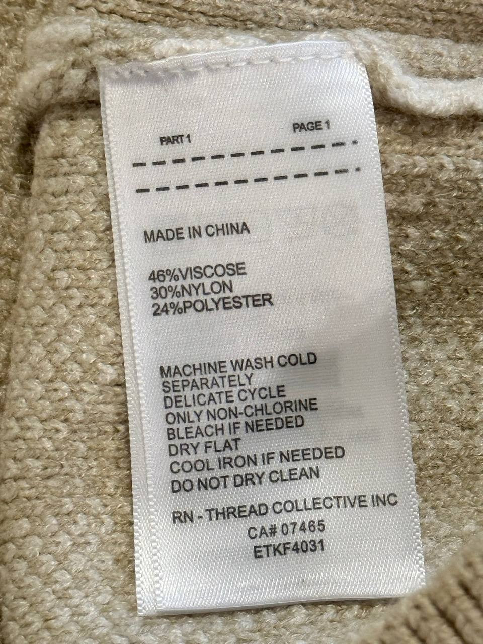 Ellen Tracy Floral Jacquard Sweater Beige XS NWT $89 – Cozy Elegant Knit