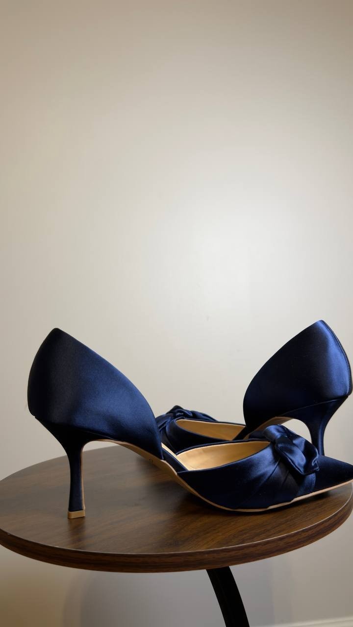 Jewel  Badgley  Mischka  Evening Pumps  Navy  11  New  $109