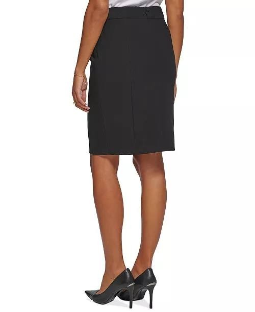 Calvin Klein Pencil Skirt Black Size 8 NWT $69.98