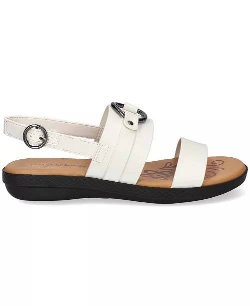 Easy  Street  Cohen  Slingback  Sandals  White  7W  New  $60