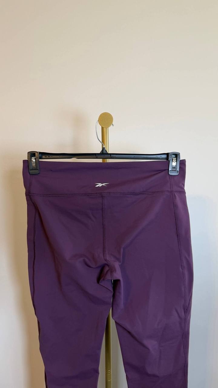 Reebok LUX Collection Training Leggings Violet High Rise Speedwick SizeXL NWT$55