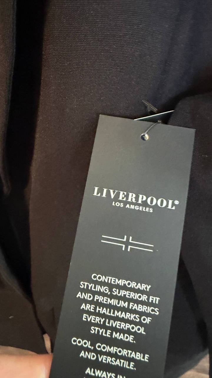 Liverpool Los Angeles Boyfriend Blazer Princess Darts Black Size L NWT need wash