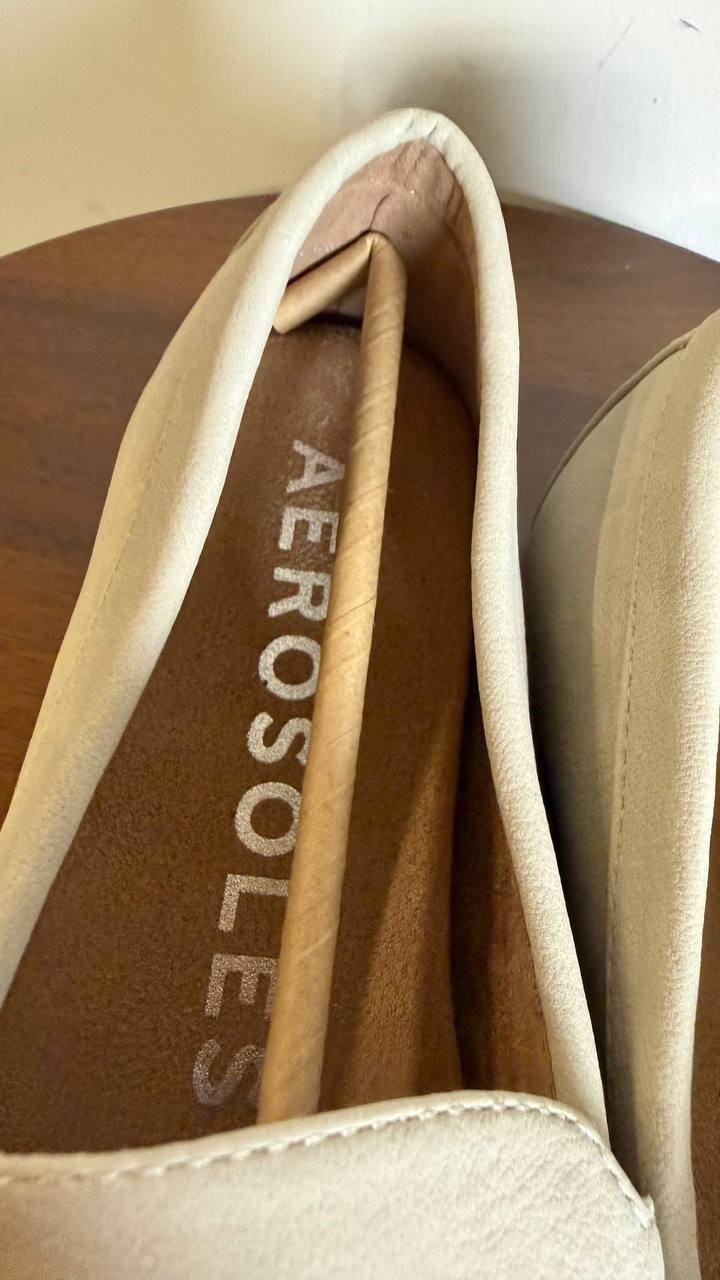 Aerosoles Women’s Loafers 8.5W Beige Faux Nubuck – New in Box MSRP $89