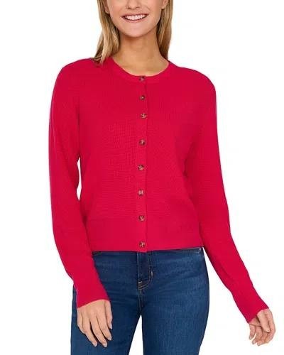 CeCe Crewneck Cardigan – Bright Rose – Size M – NWT – $69