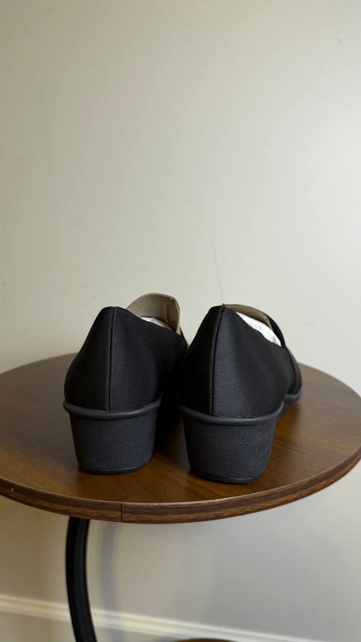 Anne Klein Black Man‑Made Slip‑On Loafers Size 9M NIB MSRP $85