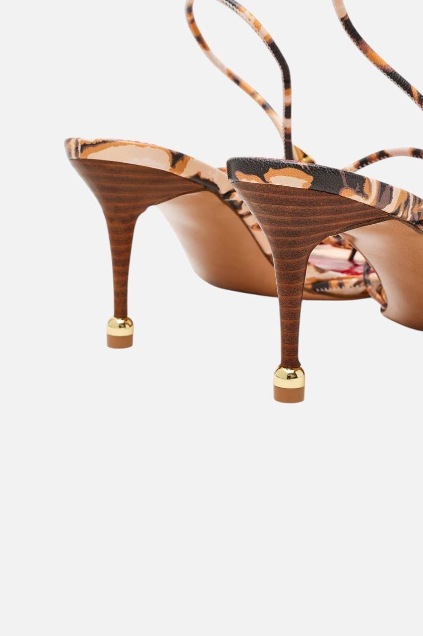 Steve  Madden   Heeled  Sandals  Red/Brown   8M  New  With Box  $130