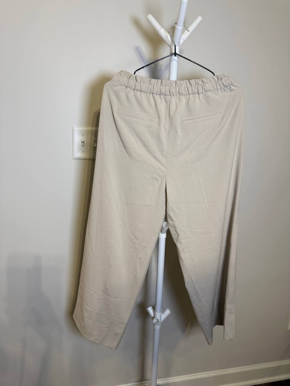 Liverpool Pull‑On Tie‑Waist Wide‑Leg Ankle Pants – Size M – NWT – $98