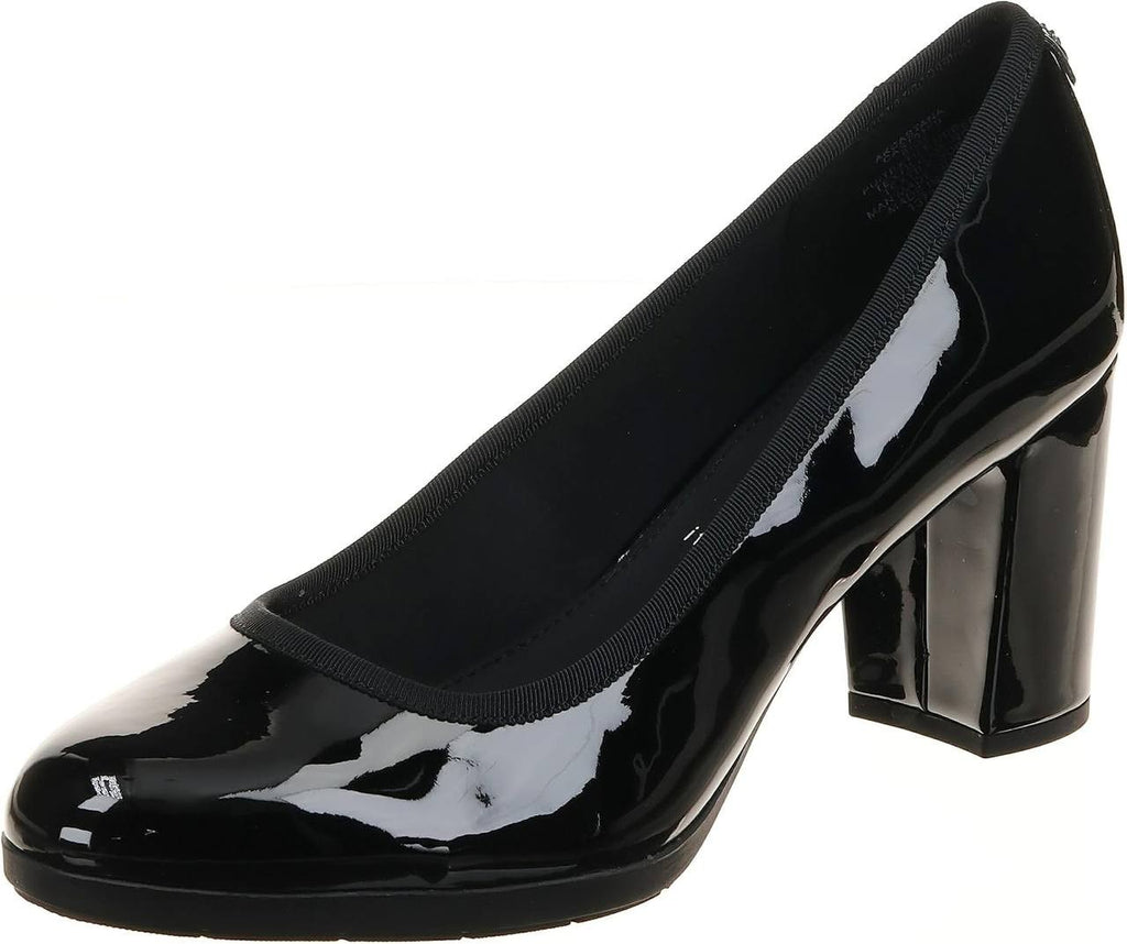 Anne Klein Block Heel Pumps 7.5M Black Patent New in Box  MSRP 89$