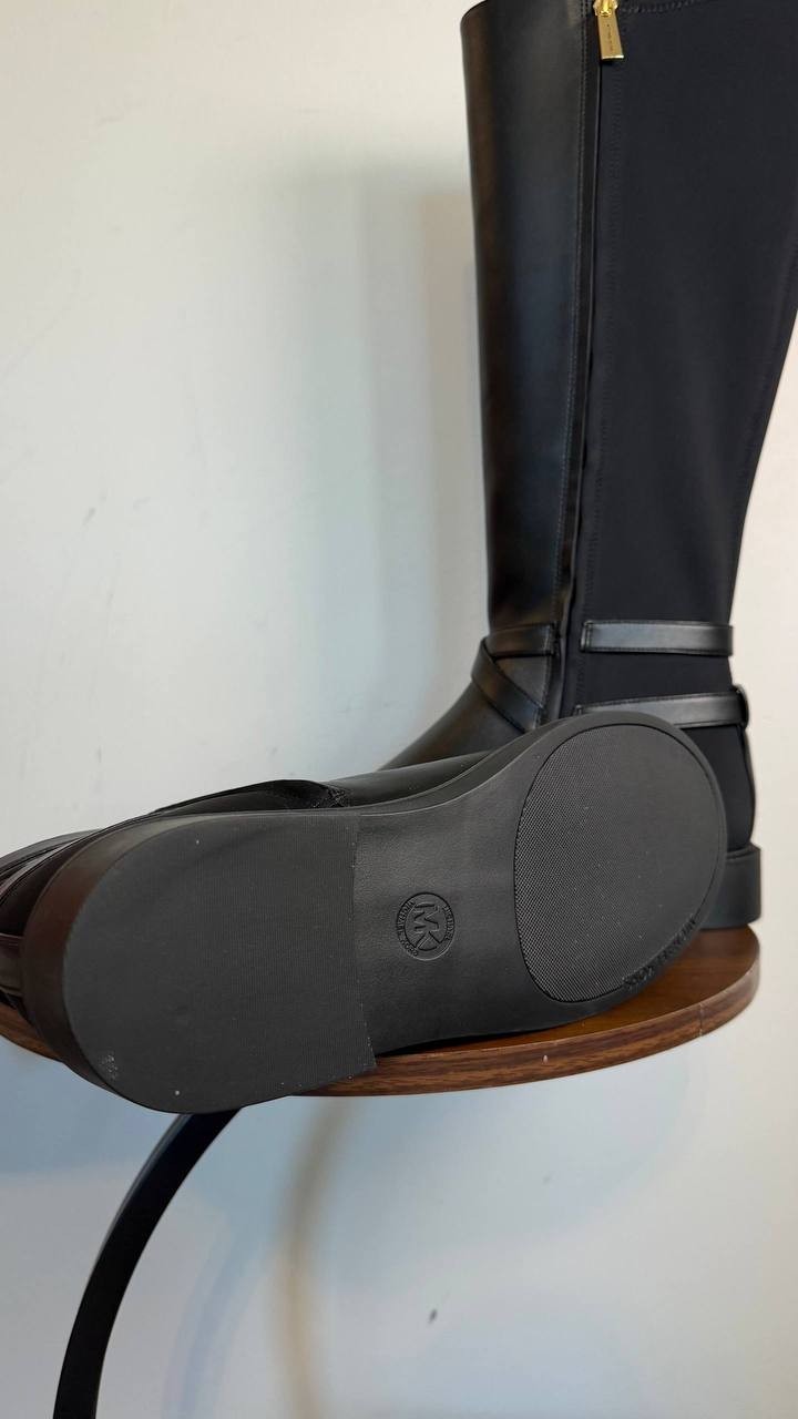 Michael Kors SG224F Women’s Knee‑High Boots Black 9.5M Manmade $195 NWOB