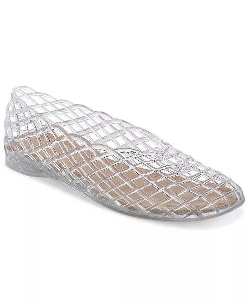 I.N.C.  International  Concepts  Jelly  Flats  Clear  7  M  New  $49.90