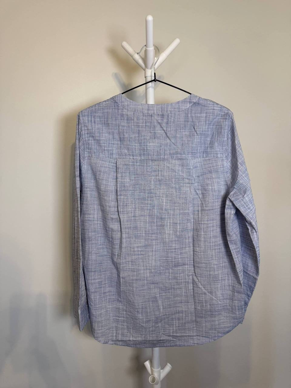 Liverpool Los Angeles Long‑Sleeve Button‑Front Woven Top – Size M – NWT – $98