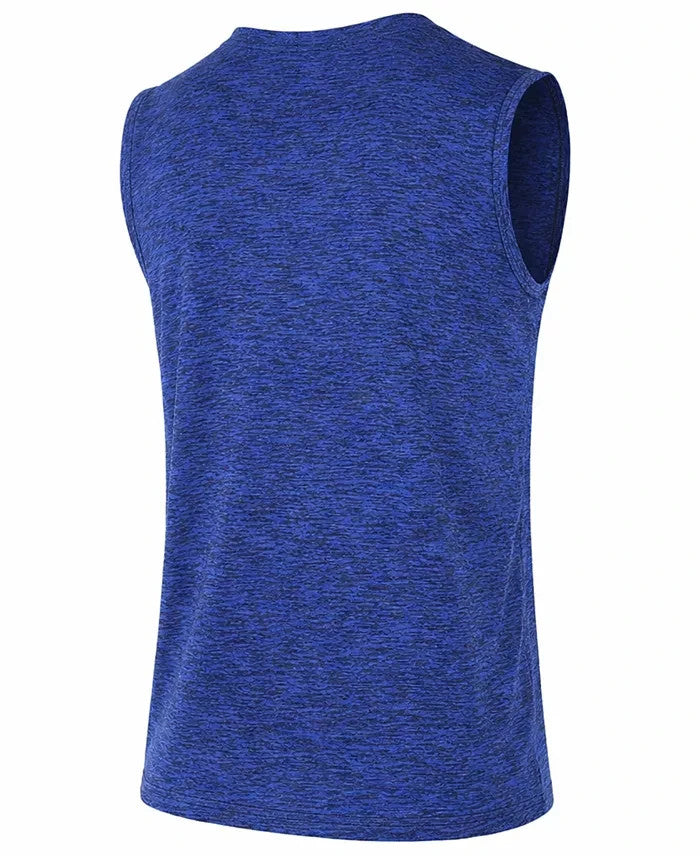 Kick Start Gear Men’s Moisture‑Wicking Wrinkle‑Free Muscle Tee Blue 3X NWOT $60