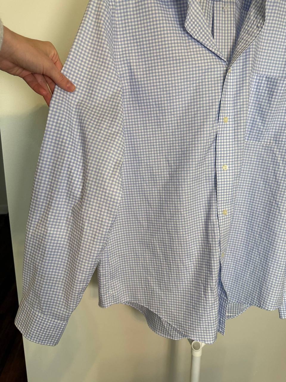 Ralph Lauren Women’s Sky‑Blue Printed Shirt – Size 16 – NWOT