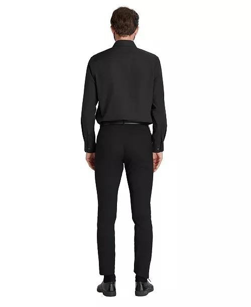 Alfani Men’s Regular‑Fit Solid Dress Shirt Black L NWT $65