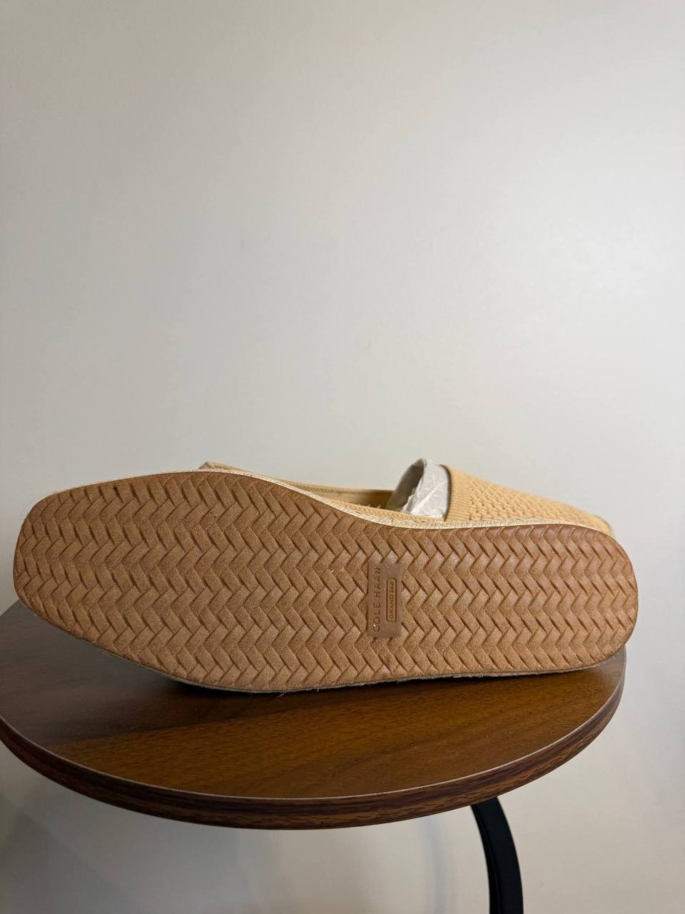 Cole Haan Keely Espadrille Flats–Soft Buff–Size 11B–Polyester/Leather–New in Box