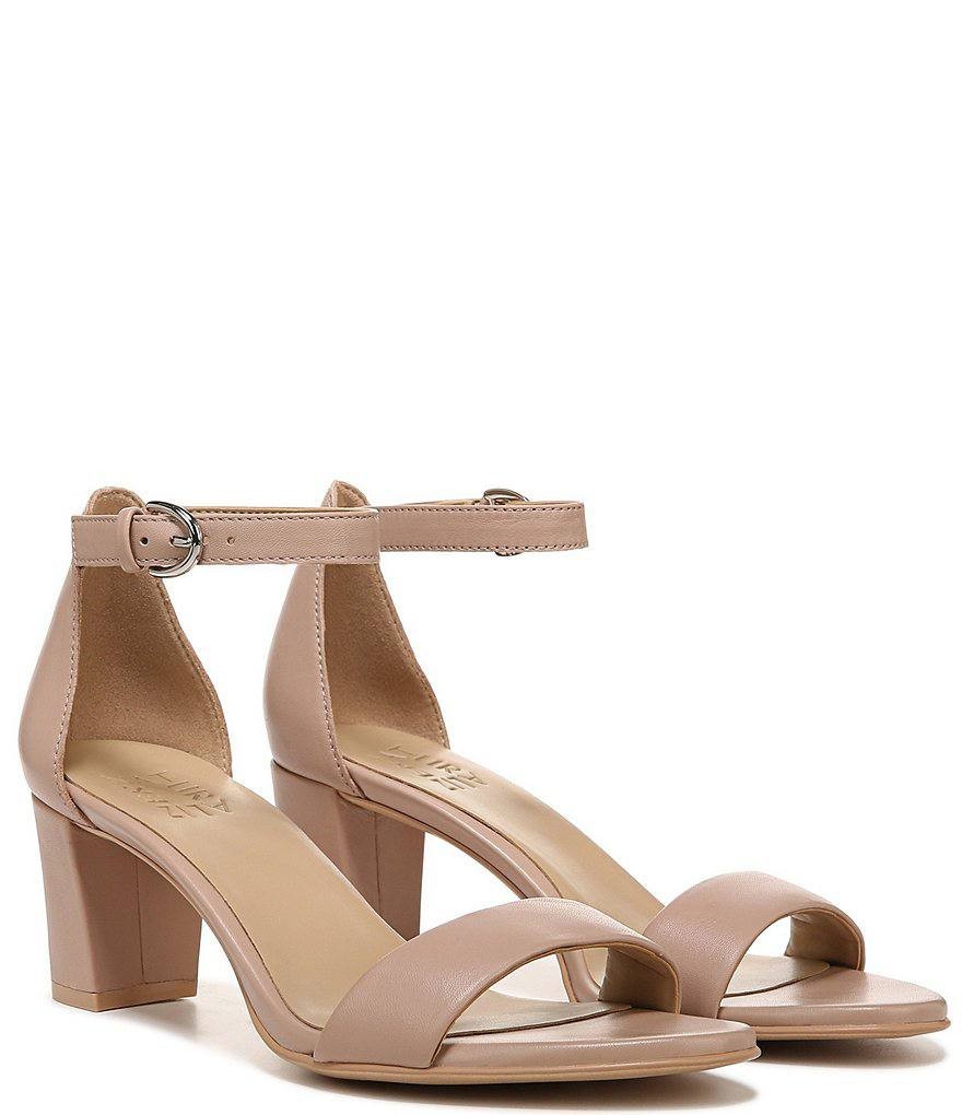 Naturalizer Vera Leather Ankle‑Strap Sandals – Opal – Size 10N – New in Box