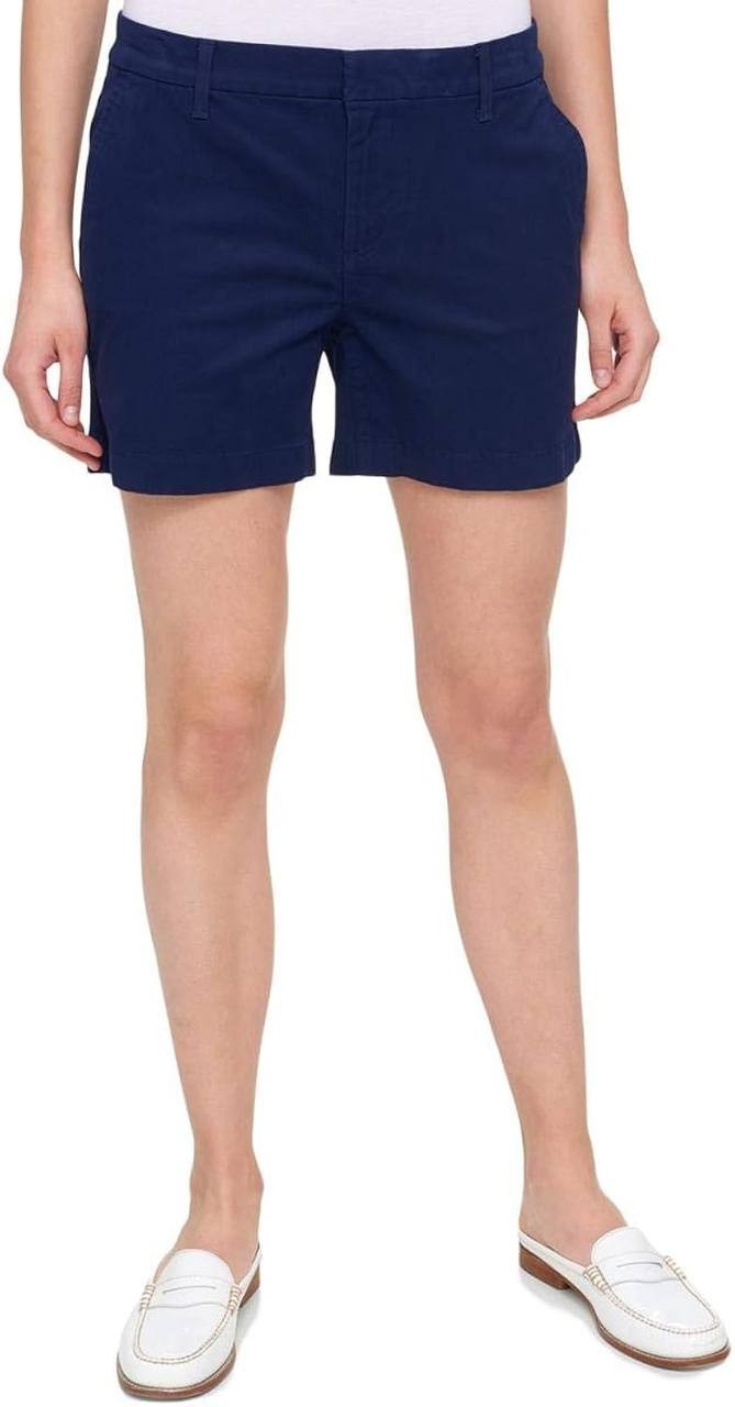 Tommy Hilfiger 5" Hollywood Chino Shorts Size 14 Navy NWT $54.50