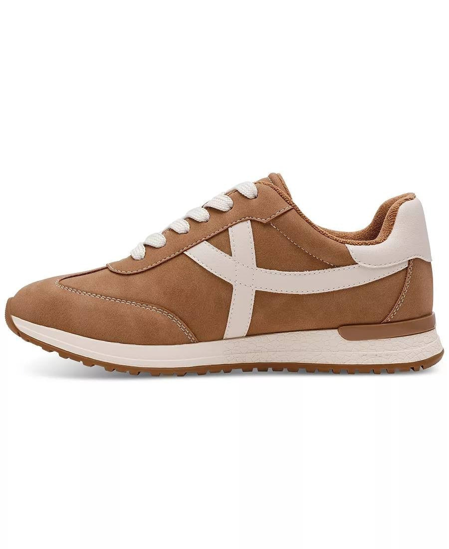DV Dolce Vita Joque Sneakers 7.5 Camel Smooth Retro Memory Foam NIB msrp$69