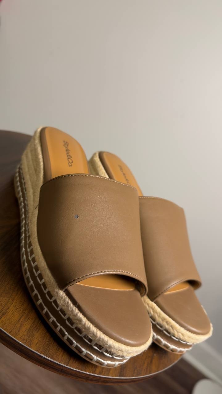 Style  &  Co  Hayess  Wedge  Sandals  Bison  7M  New  $65