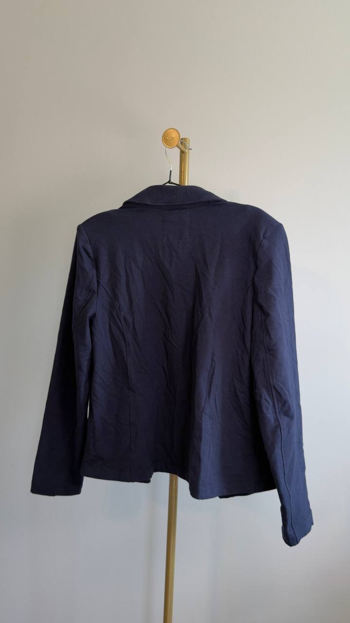 Nautica Open‑Front Captain’s Jacket Navy L NWT $99.50