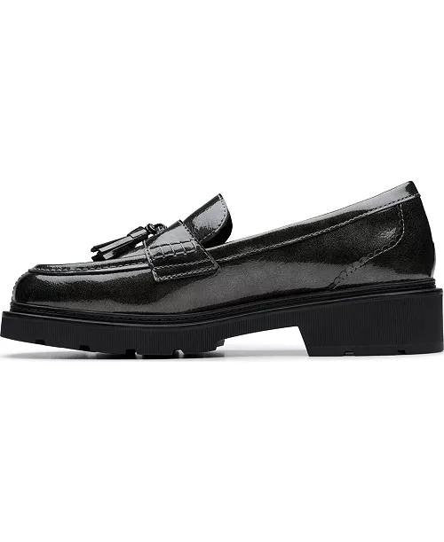 Clarks  Loafers  Gun Metal  8.5W  New  $100