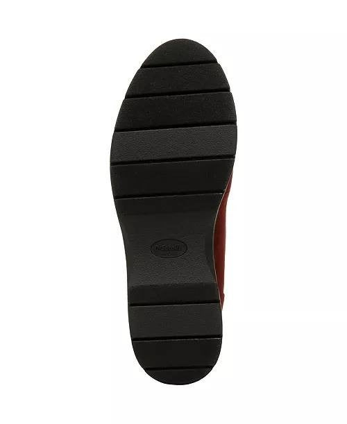 Dr. Scholl’s Women’s Nice Day Lug Sole Loafers Wine 7.5 New With Box $95