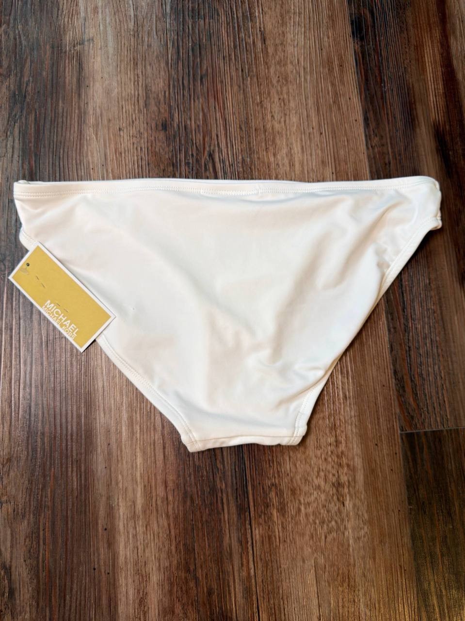 Michael Michael Kors Classic Bikini Bottom White M NWT $54