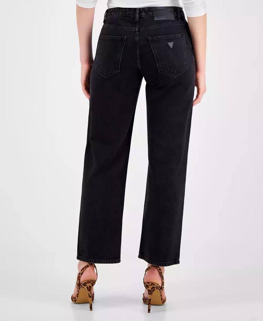 Guess Jill Sequin‑Front Boyfriend Jeans Black 24 NWT $248