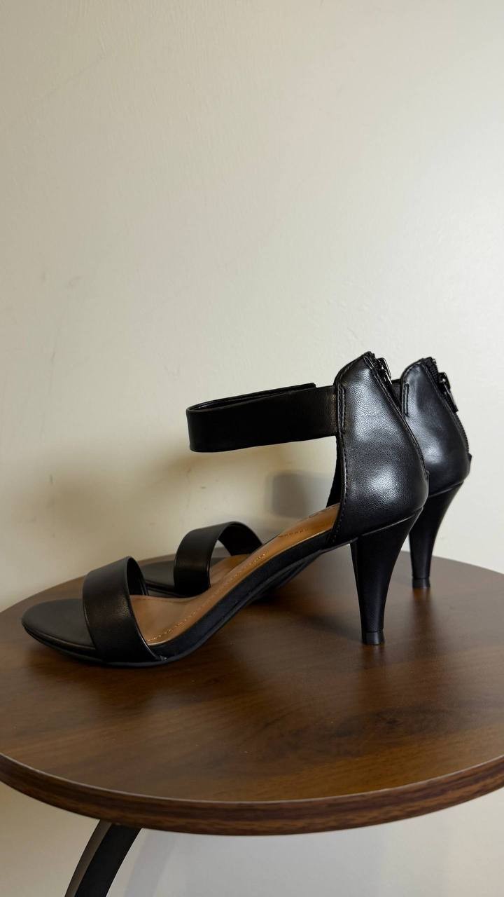 Style&Co Women’s Dress Sandals 7M Black Man-Made – New in Box MSRP $59.90