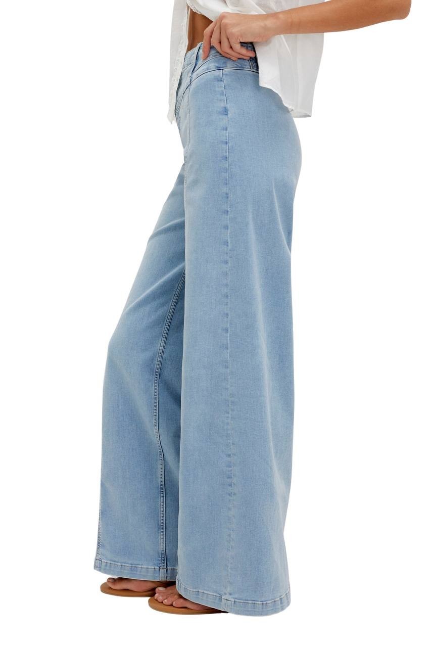 We The Free Libre Front Yoke Wide Leg Jeans Blue 27 NWT $98