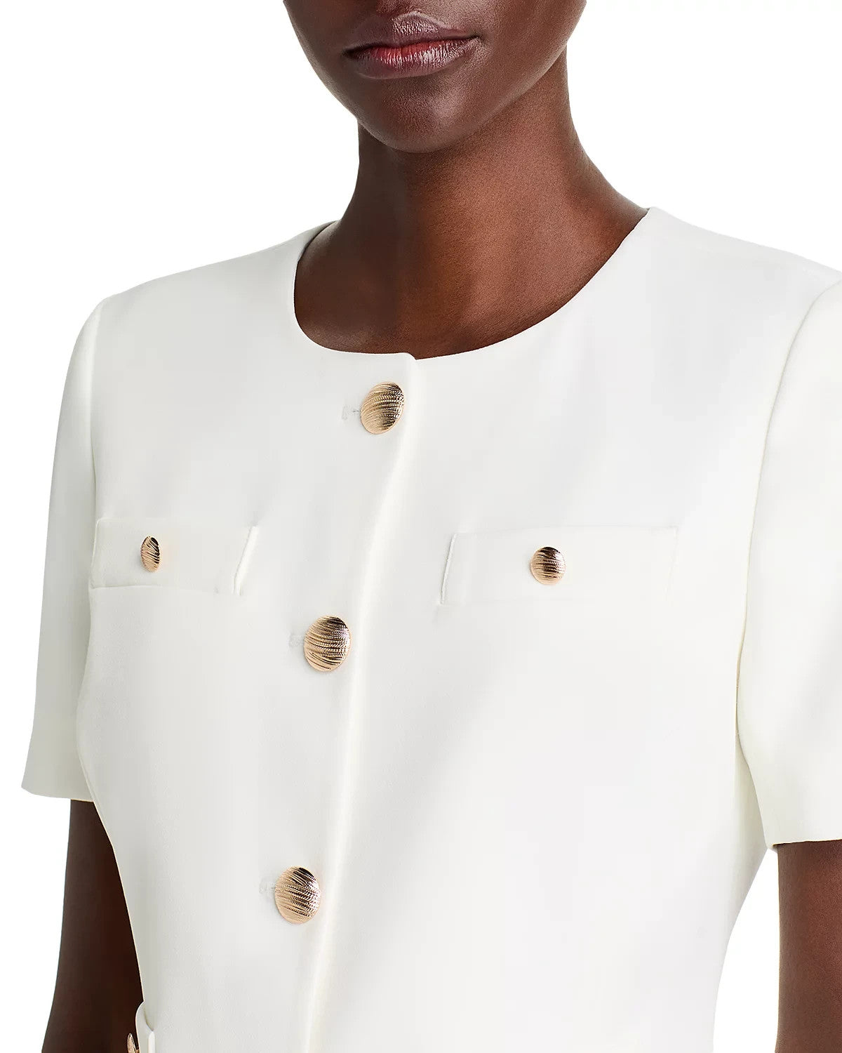 Generation Love Reyes Tailored Crepe Jacket – Size M, White