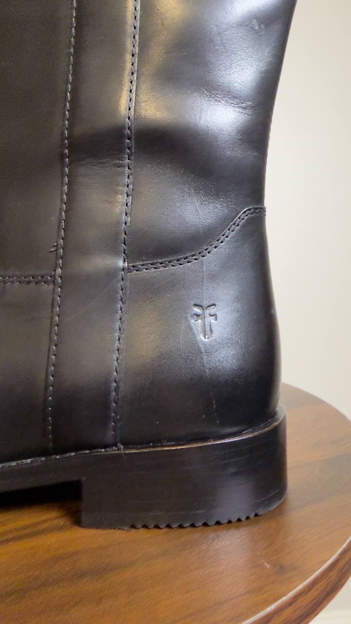 Frye Tall Boots Black 8.5 M New $318.00