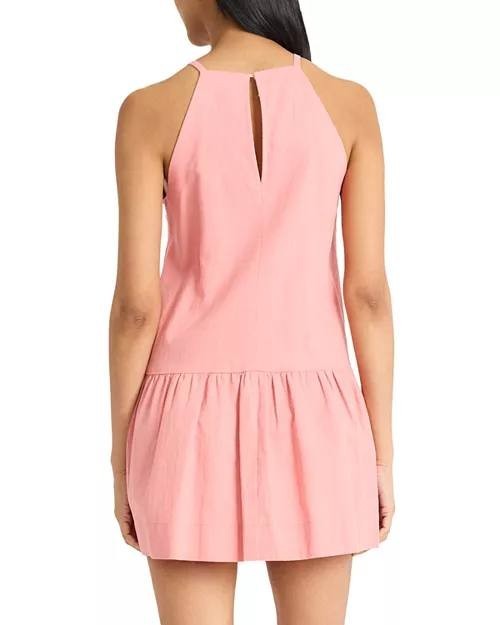 Donna Morgan The Good Journey Keyhole Mini Dress Size XL Brandied Apricot NWT