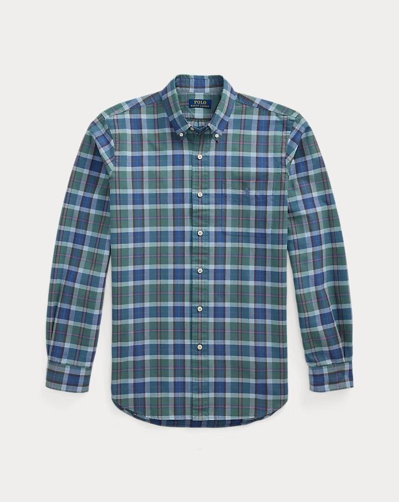 Polo Ralph Lauren Classic Fit Plaid Oxford Shirt Multicolor Plaid NWT