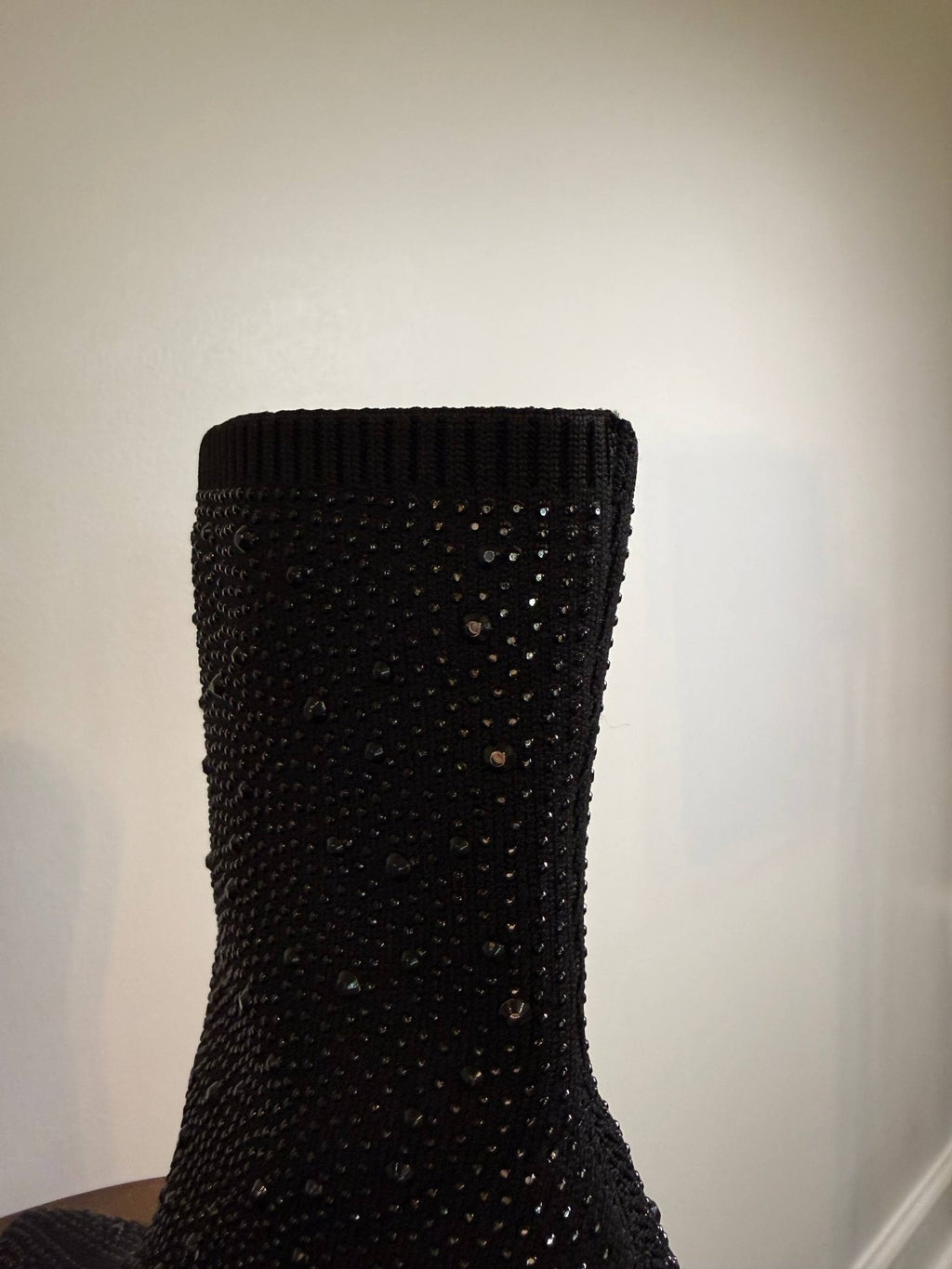 MIA Women’s Magdalena Knit Sock Dress Booties – Black – Size 7 – New in Box