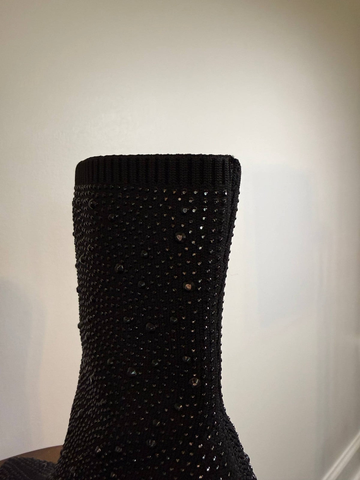 MIA Women’s Magdalena Knit Sock Dress Booties – Black – Size 7 – New in Box