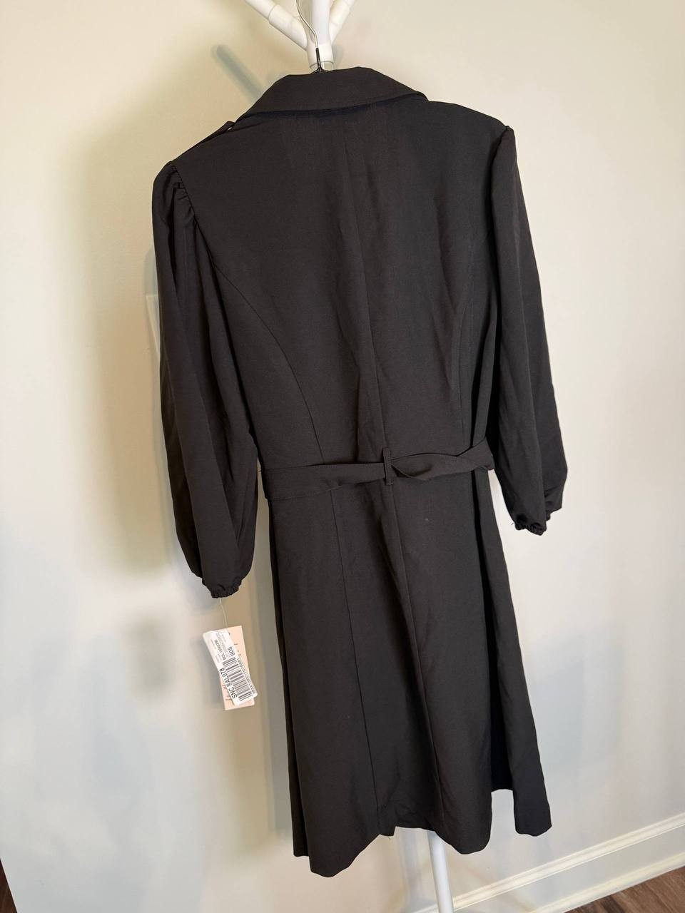 Nanette Lepore Belted Zip‑Front Dress – Black – Size 8/10 – NWT – $148