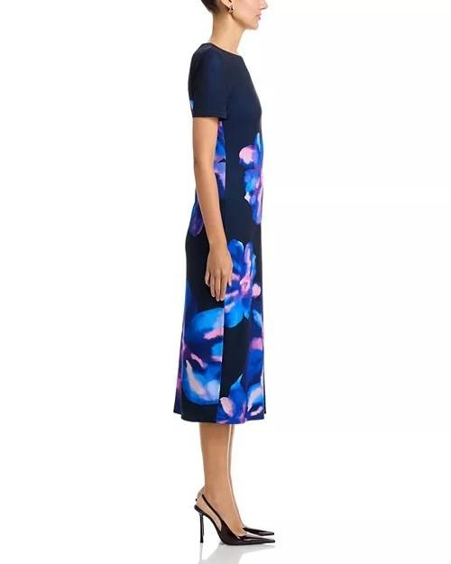 Ramy Brook Kamila Dress Navy Floral Jersey XS NWT $465