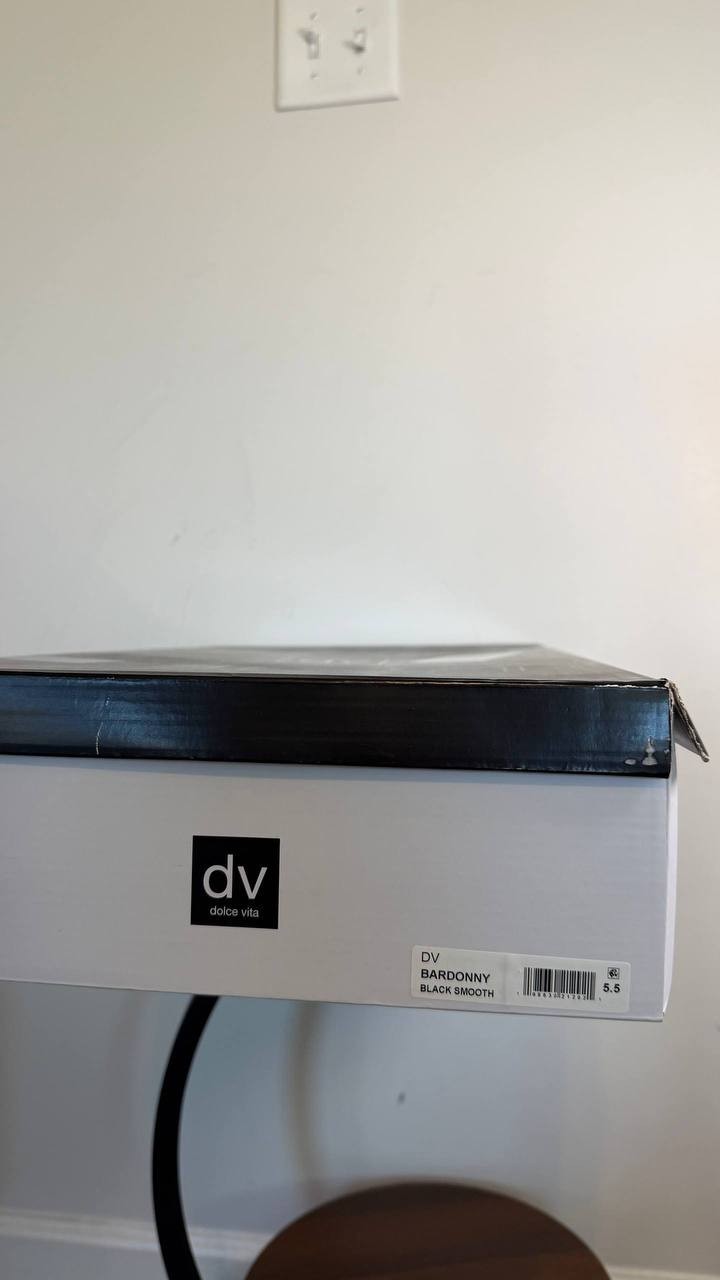 DV by Dolce Vita Bardonny Knee High Boots Black 5.5M Man‑Made $109 NWB