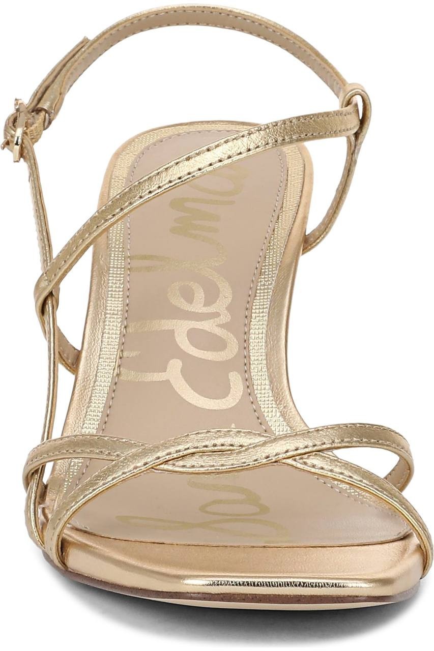 Sam Edelman Slingback Sandals Amber Gold 6.5 M Pre-Owned $140.00
