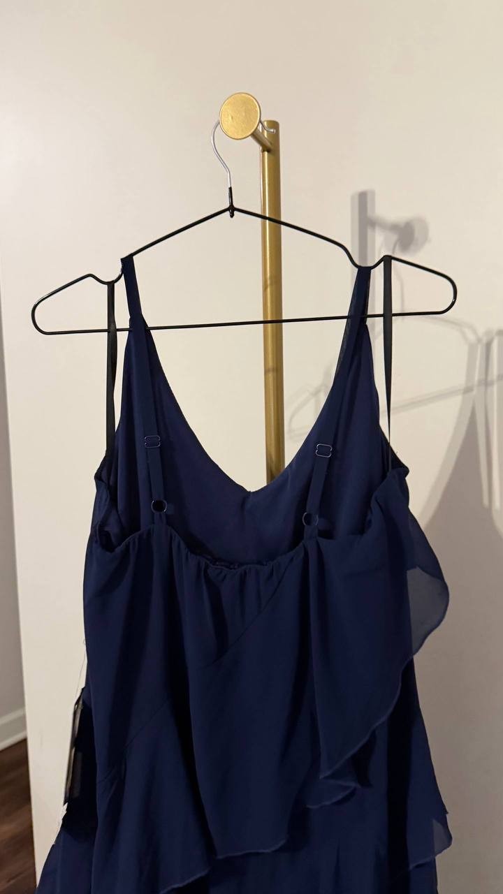 Here’s the complete eBay listing for the B. Darlin Trendy Plus Size V-Neck Sleev