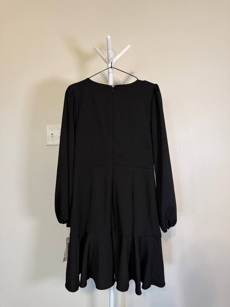 DKNY Women’s Solid Wrap Sheath Dress – Black – Size 4 – NWT – $129