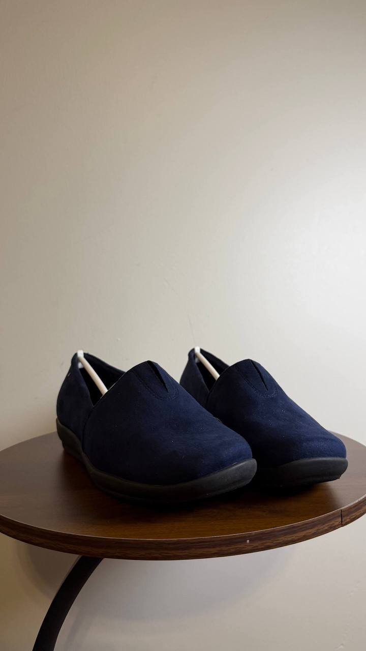 Easy Spirit Flats 9W Dark Blue Slip-On Comfort Shoes New