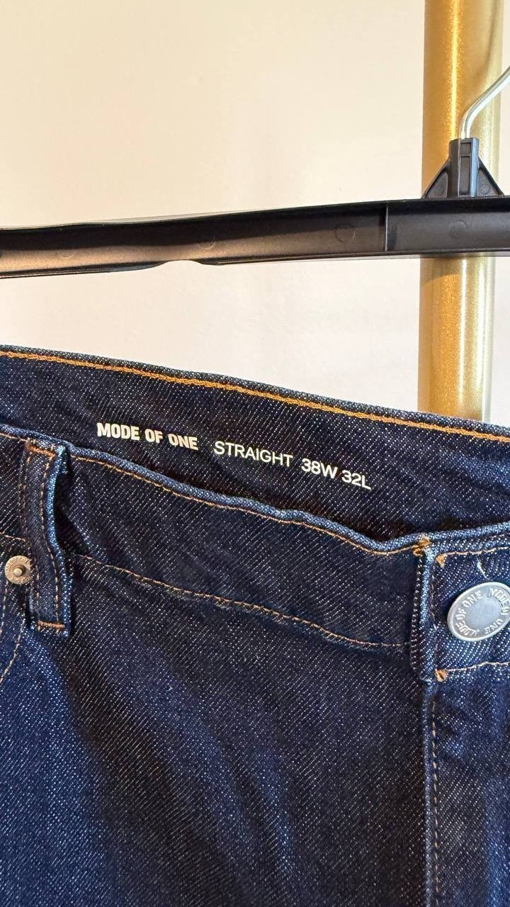 Mode of One Men’s Straight‑Fit Jeans 38W 32L $69.50 NWT