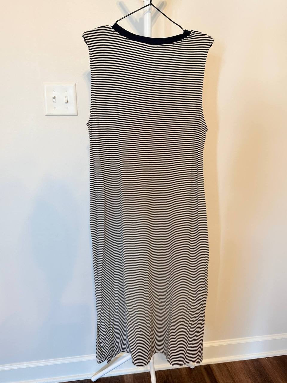 Tommy Hilfiger Striped Crossover Midi Dress – Size XL – NWT – $79.50