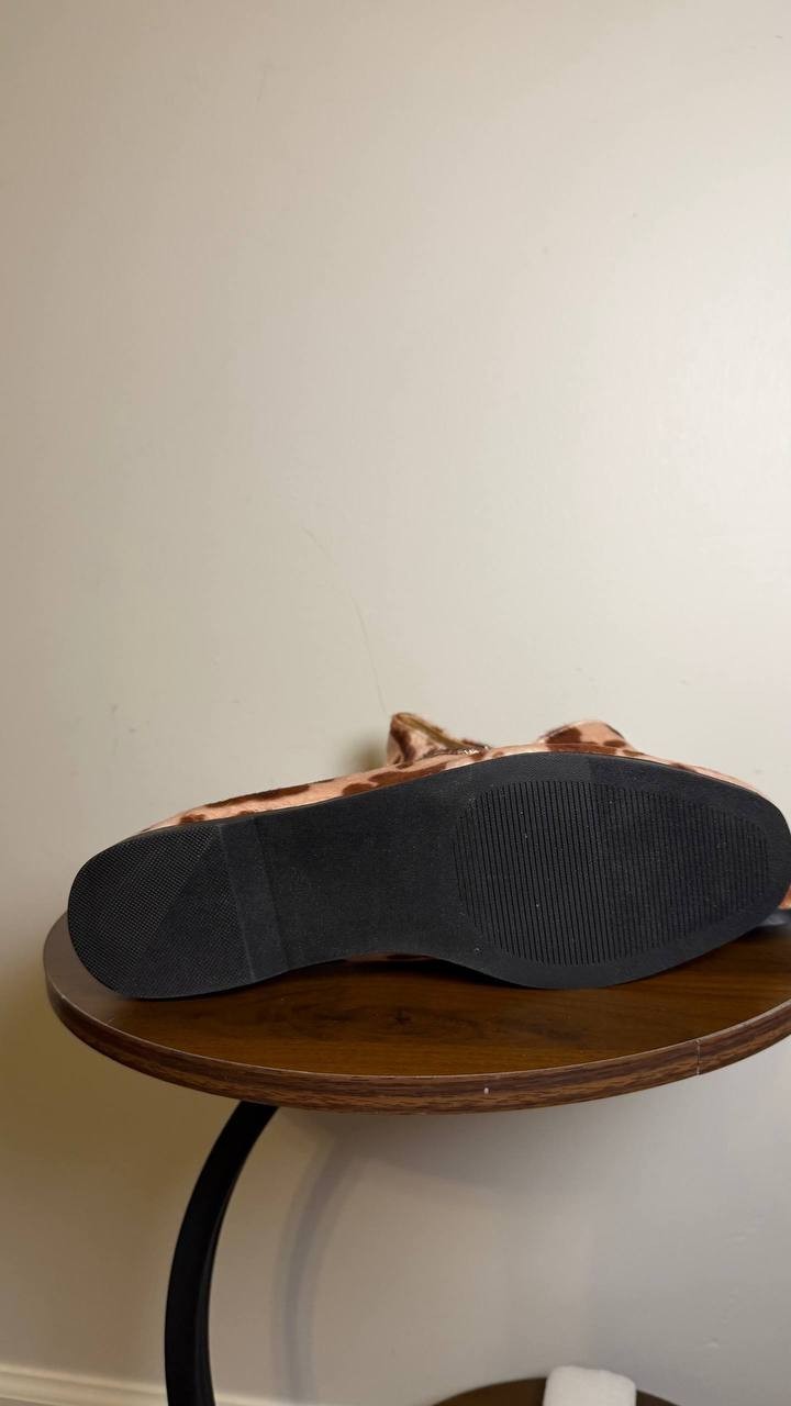 DV Dolce Vita Cow Print Loafers Size 8 NIB MSRP $65