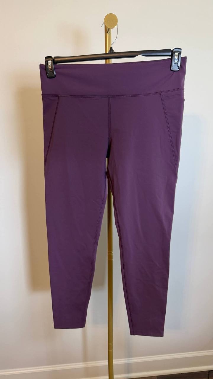 Reebok LUX Collection Training Leggings Violet High Rise Speedwick SizeXL NWT$55