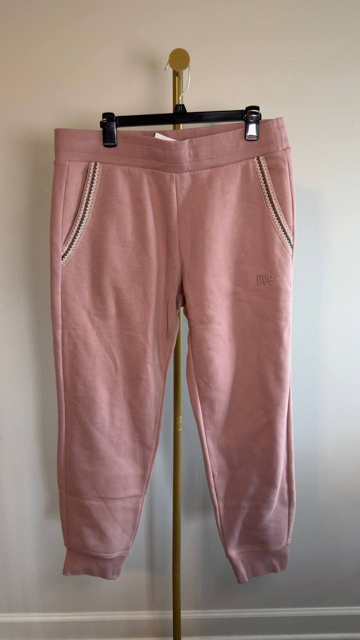 UGG Tasman Jogger Pants Dusty Rose L Unisex NWT $98