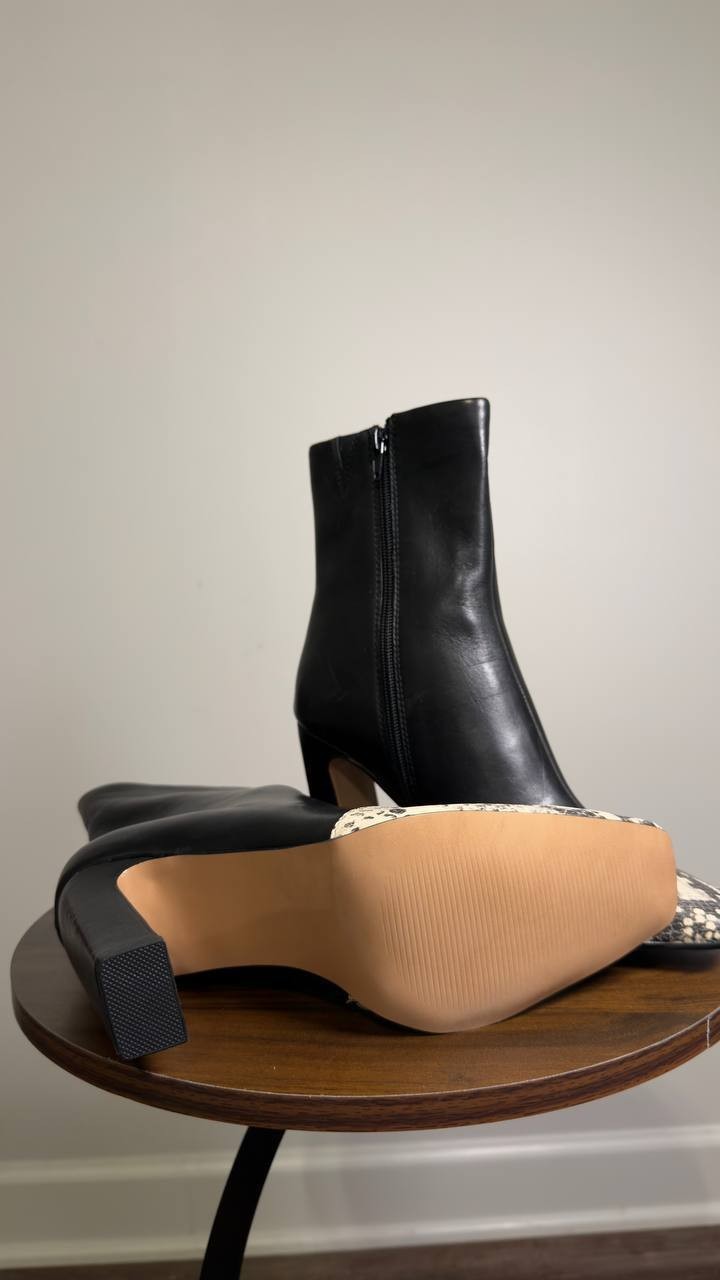 Steve  Madden  Booties  Black  8  New  $169